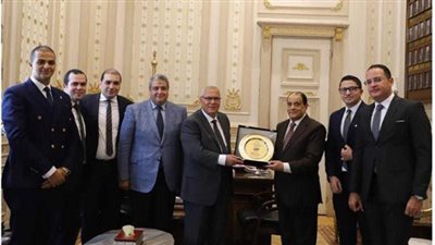 رئيس مجلس القضاء الأعلى يستقبل وفد مجلس إدارة نادي قضاة الزقازيق (صور)