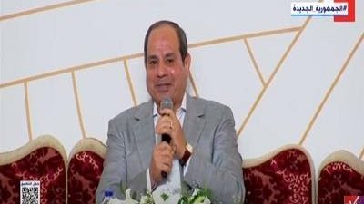 السيسي: كل ما نقوم به يُعد خطوات على طريق التنمية