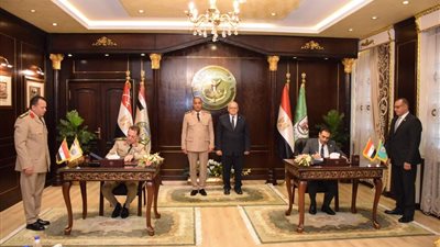 القـوات المسلحة توقّـع بروتوكول تعاون مع جامعـة القاهـرة