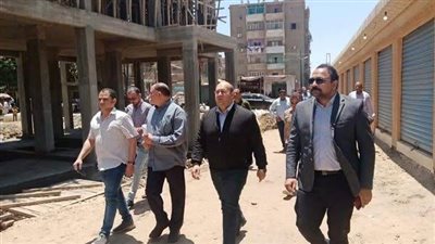 نائب محافظ الجيزة يتابع الموقف التنفيذي لـ مشروع الصرف الصحي بـ العياط