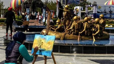 الثقافة تقيم ورش فنية لقطاع الفنون التشكيلية بـ بانوراما حرب أكتوبر