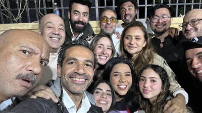 صدقي صخر يروج لمسلسل 