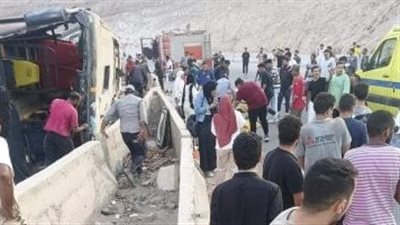 مصرع وإصابة 45 شخصاً جراء حادث طريق الجلالة