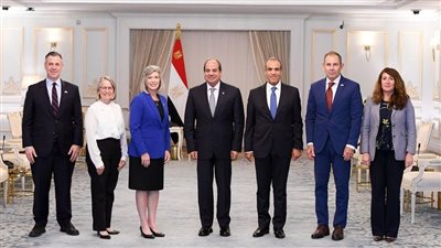 السيسي يستقبل وفدًا من أعضاء الكونجرس الأمريكي