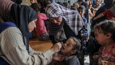 الصحة الفلسطينية: الاحتلال يعرقل حملة التطعيم ضد شلل الأطفال بـ غزة