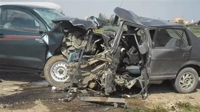 بالأسماء.. حادث تصادم مروع يصيب 11 شخصًا بـ قنا 