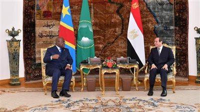 اتصال هاتفي بين الرئيس السيسي ورئيس الكونغو الديمقراطية