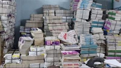 المصنفات تضبط مطبعة كتب بدون تصريح بـ الجيزة 