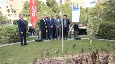 محافظ القاهرة يشهد افتتاح تطوير وتشجير ميدان فلسطين بالمعادى