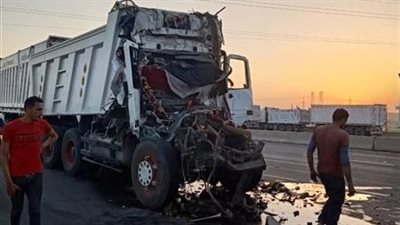 جراء التخطي الخاطئ.. إصابة 3 أشخاص أثر حادث تصادم سيارتين بالقليوبية