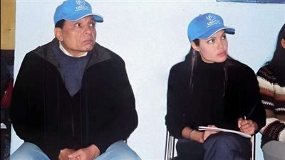 كواليس لقاء عادل إمام وأنجلينا جولي.. قصة تعاون إنساني