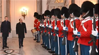 فى ثانى محطات جولته الأوروبية.. الرئيس السيسي يصل أوسلو بالدنمارك