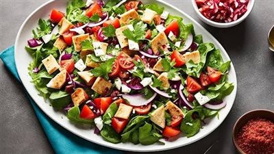 فتوش اللبنة: نكهة لبنانية خفيفة وفوائد لا تُقاوَم