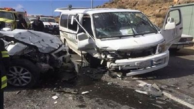 مصرع وإصابة 3 مواطنين جراء حادث تصادم بالفيوم