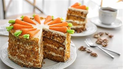 طريقة تحضير كيك الجزر بالمكسرات والقرفة: طعم غني ومغذي