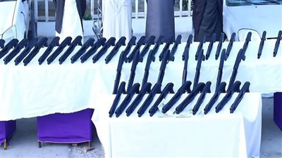 أمن البحيرة يضبط 50 سلاح ناري بحوزة 4 عناصر إجرامية 