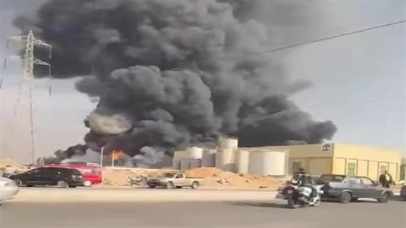 حريق مصنع