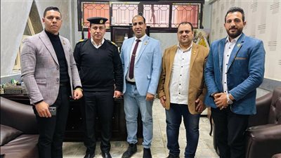 القارئ نيوز تهنئ المقدم محمد حامد قائد مرور العاشر بعيد الشرطة الـ73