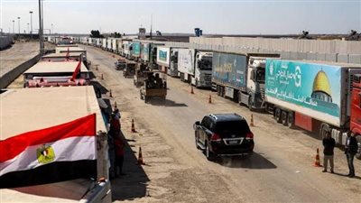 مصدر: مصر تدعم الشعب الفلسطينى ولا تتلقى أى رسوم مقابل إدخال المساعدات