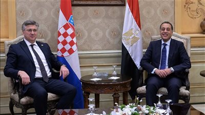 مدبولي: زيارة رئيس وزراء كرواتيا إلى مصر تدشن مرحلة جديدة وضخ الاستثمارات 