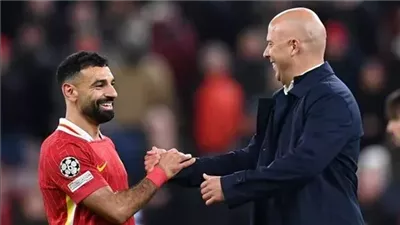 سلوت: لاأعتقد أن محمد صلاح كان سعيدًا عندما استبدلته ويمكنه دائمًا التسجيل