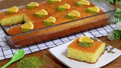 حلويات رمضان.. أسهل طريقة لعمل بسبوسة بالبرتقال بطعم لذيذ