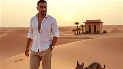 جلسة تصوير دياب مع الوشق المصرى تستفز اليهود ويتصدر التريند