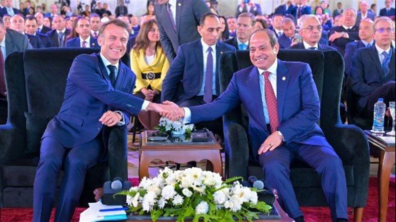 السيسي وماكرون 