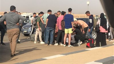 حادث تصادم كبير يصيب العشرات أمام حدائق الأهرام بالجيزة