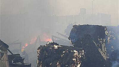 التهم 2000 متر .. تفاصيل خسائر أكبر حريق في 6 أكتوبر