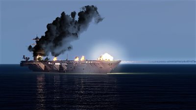 ردا على المجازر.. الحوثيون يستهدفون حاملة الطائرات الأمريكية «ترومان» ويقصفون هدفا إسرائيليا