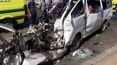 اختلال عجلة القيادة وراء إصابة 9 مواطنين في حادث تصادم بالفيوم
