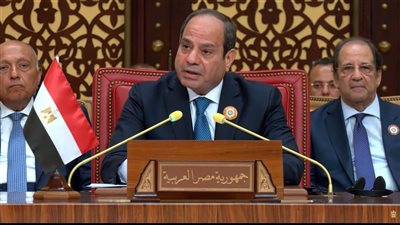 السيسى..اتفاقيات إسرائيل مع العرب لا تكفي لتحقيق السلام الشامل دون دولة فلسطينية