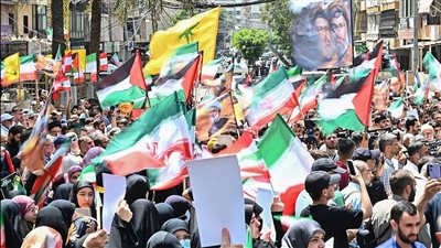 «حزب الله» يهنئ ايران بـ«النصر المؤزر».. بداية مرحلة جديدة ضد الهيمنة الصهيونية