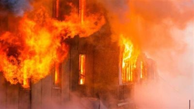 في دقائق.. فرق الإنقاذ تنقذ أهالي نكلا من سيناريو حريق كارثي