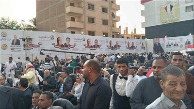 الجيزة تشتعل سياسيا.. الجبهة الوطنية تطلق أولى معاركها الانتخابية بمؤتمر جماهيري ضخم