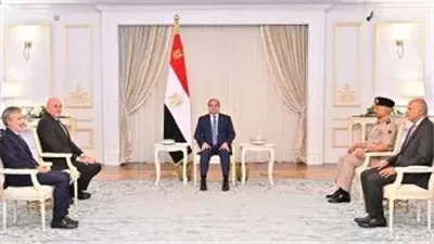 الرئيس السيسي يبحث مع وزير دفاع إيطاليا وقف إطلاق النار في غزة