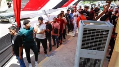 رغم ارتفاع الحرارة.. الناخبون يتوافدون على لجان الشيخ زايد في انتخابات الشيوخ