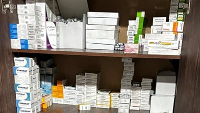 لجنة تفتيشية تكشف مخزن أدوية مخالف ملحق بمركز خاص في الفيوم