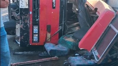 حادث أتوبيس مفاجئ بالشرقية يسفر عن إصابة 28 شخصا.. والتحقيقات جارية