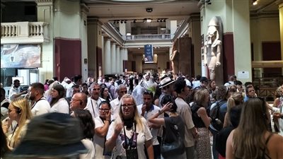 تزايد إقبال السياح على المتحف المصري بالتحرير لاكتشاف عظمة الحضارة المصرية