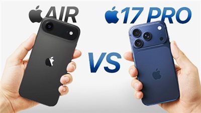 مقارنة مواصفات «آيفون إير» و«iPhone 17 Pro» 
