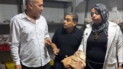 ضبط طن ونصف لحوم فاسدة داخل مطعم بالغربية