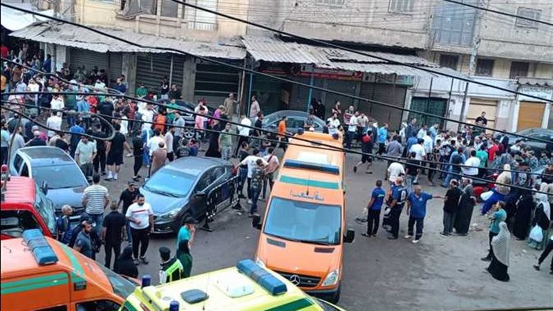 حريق مصبغة المحلة