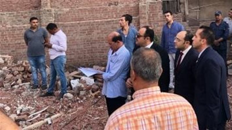 معاينة حريق مصنع