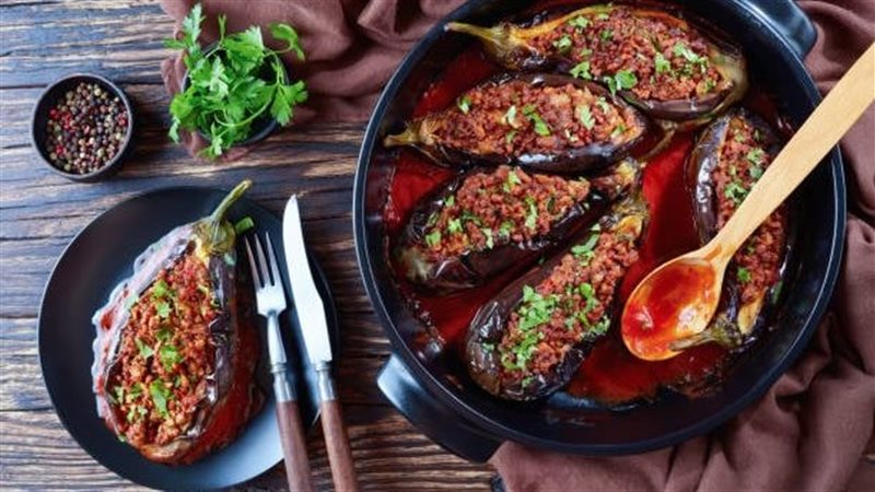 سلطة الباذنجان المشوي