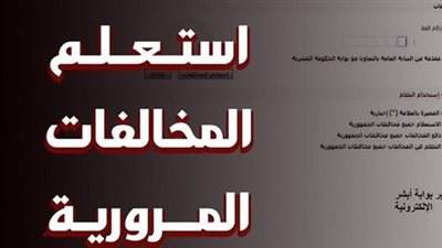 الاستعلام عن «مخالفات المرور 2025» عبر رقم السيارة