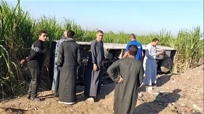 إصابة 6 أشخاص في حادث أتوبيس بالدقهلية اليوم