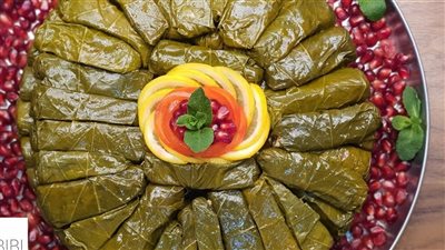 طاجن ورق العنب مع دبس الرمان خطوة بخطوة