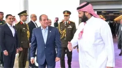 الرئيس السيسي وولي العهد السعودي يبحثان تعزيز التعاون الثنائي